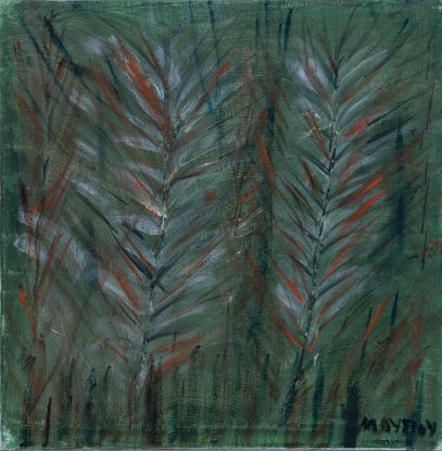 Image of Forest of oil - orange ferns